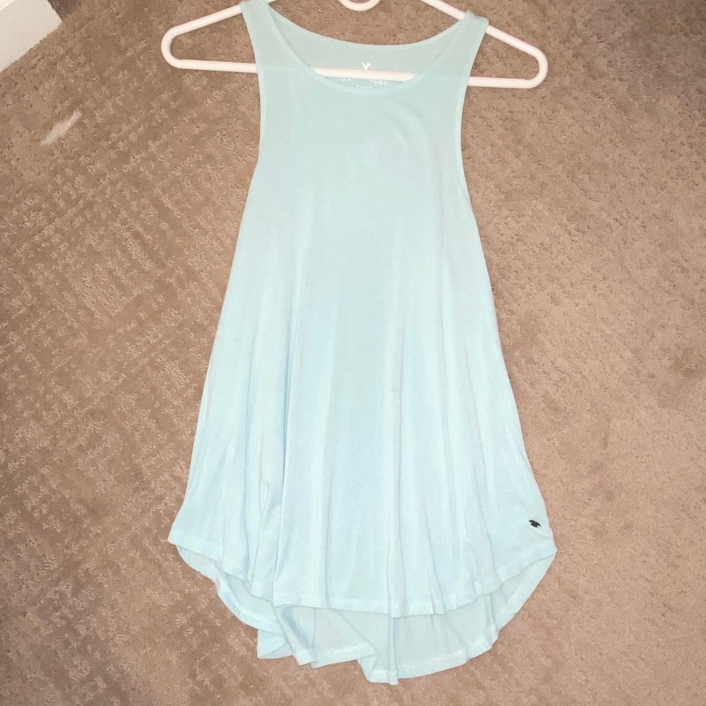 American Eagle baby blue tank top